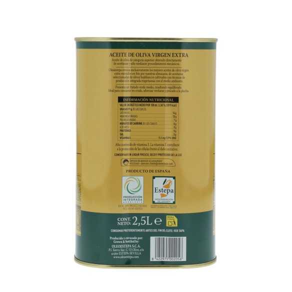 Oleoestepa Hojiblanca 2.5L Canister | Olive oil P.D.O. Estepa