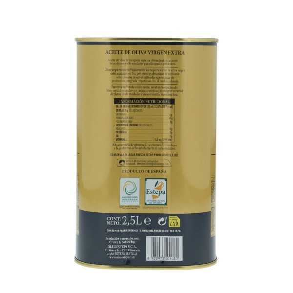 Oleoestepa Selección 2.5L Canister | Olive oil PD.O. Estepa