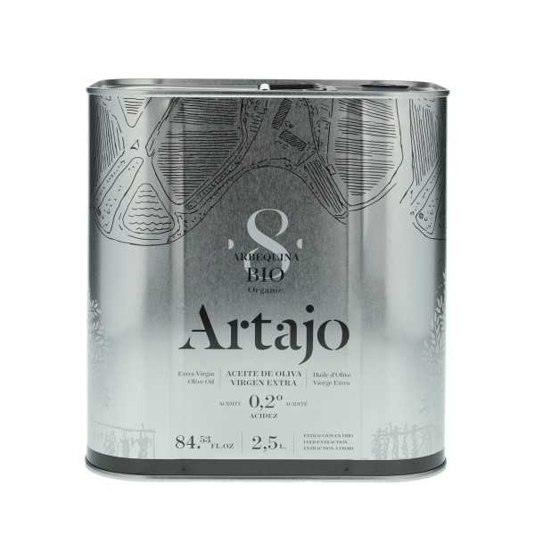 Artajo 8 Arbequina Organic Olive Oil – 2500 ml | High-quality olive oil