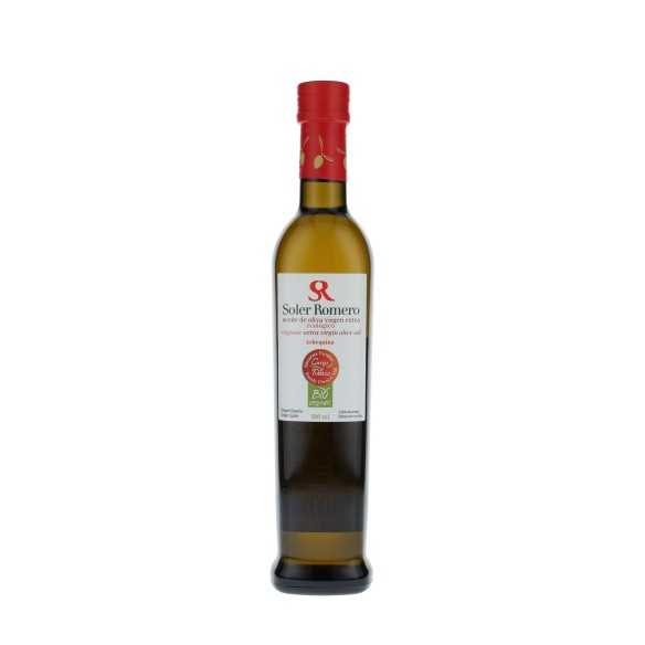 Aceite de Oliva Arbequina Ecológico Soler Romero - 500 ml | Cosecha Temprana