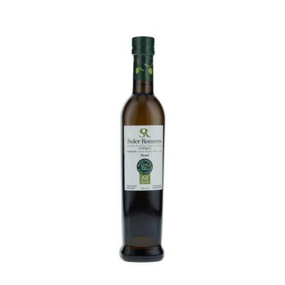 Test Gagnant Huile d'olive biologique Soler Romero Picual dans une bouteille en verre de 500 ml