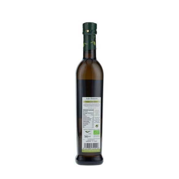 Test Gagnant Huile d'olive biologique Soler Romero Picual dans une bouteille en verre de 500 ml