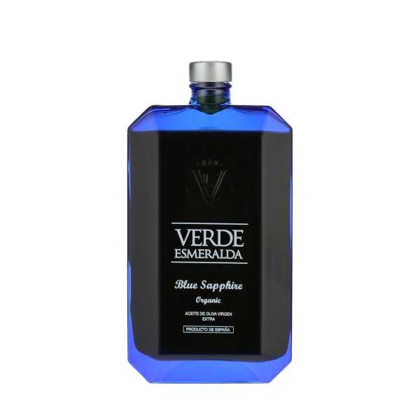 Verde Esmeralda Blauwe Saffier Organische Olijfolie - Premium Picual, 500 ml