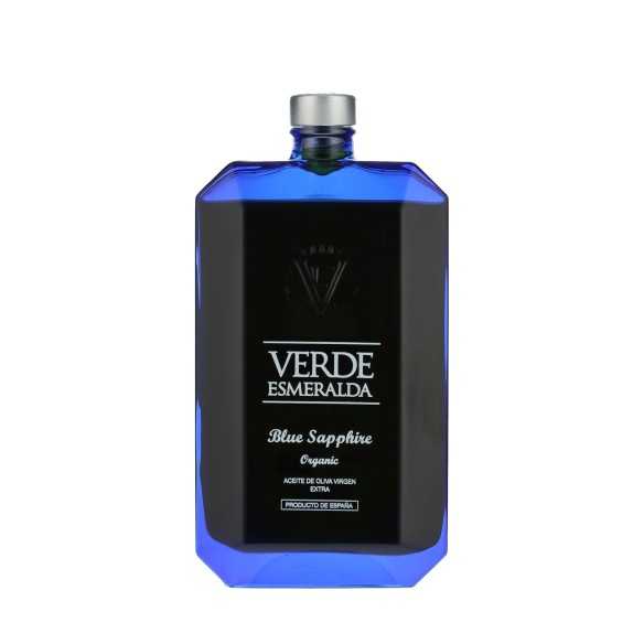 Verde Esmeralda Blauwe Saffier Organische Olijfolie - Premium Picual, 500 ml