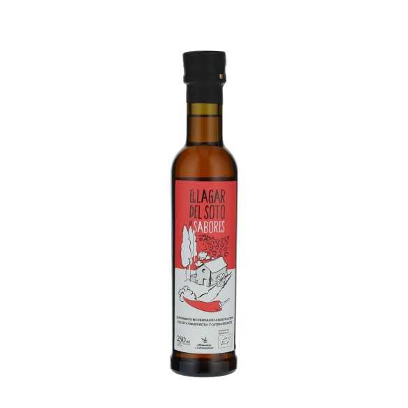 LAGAR DEL SOTO Økologisk olivenolie med chili peber 250 ml