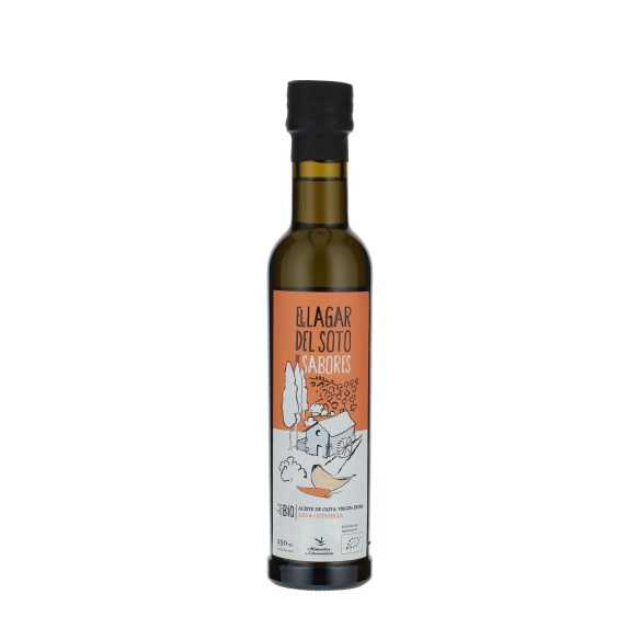 LAGAR DEL SOTO Økologisk olivenolie med hvidløg og chili 250 ml