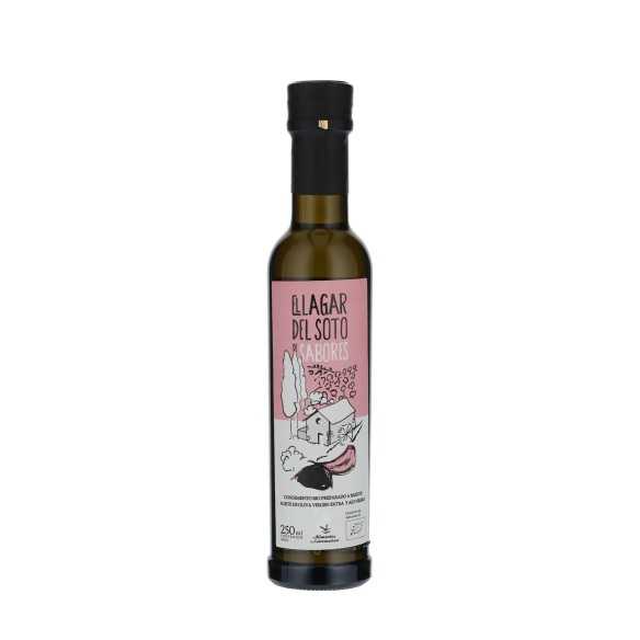 LAGAR DEL SOTO Økologisk olivenolie med sort hvidløg 250 ml