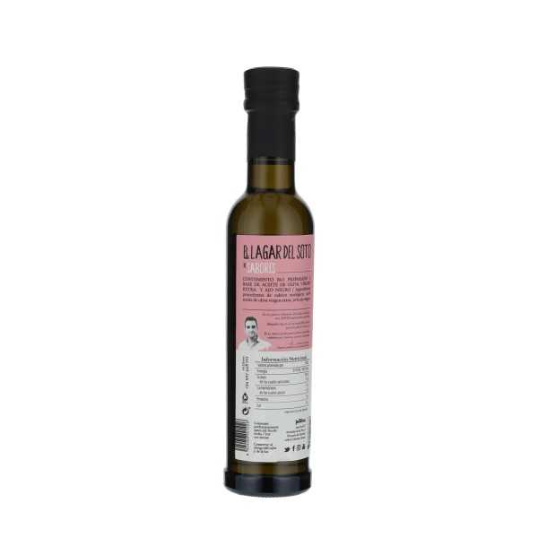 LAGAR DEL SOTO Økologisk olivenolie med sort hvidløg 250 ml