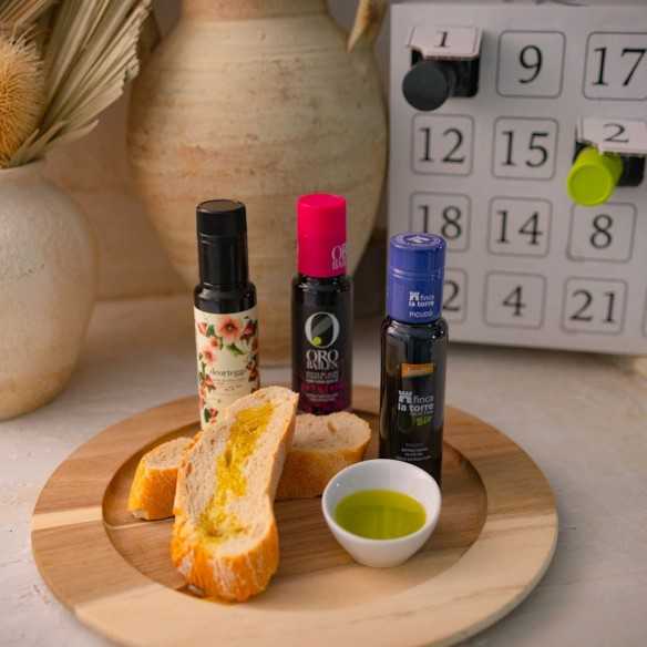 Adventskalender med 24 Ekologiska Olivoljor | Premium EVOO