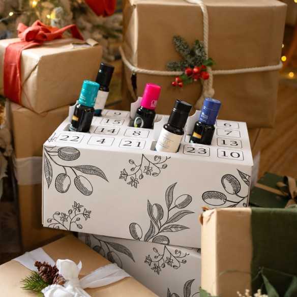 Adventskalender med 24 Ekologiska Olivoljor | Premium EVOO
