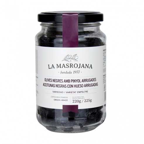 Empeltre wrinkled black olive La Masrojana 220g
