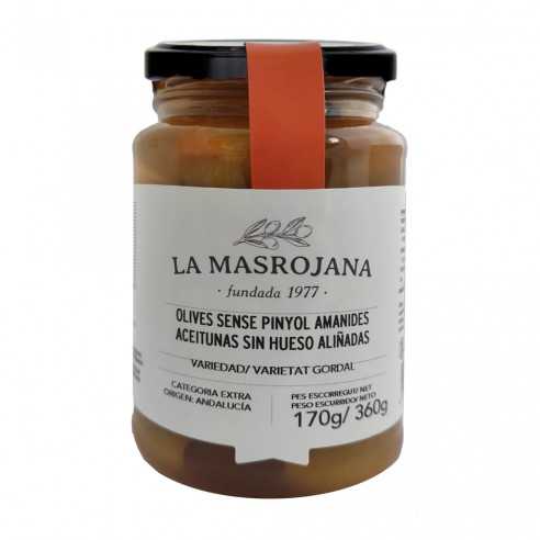 Olives dénoyautées Gordal La Masrojana 170g
