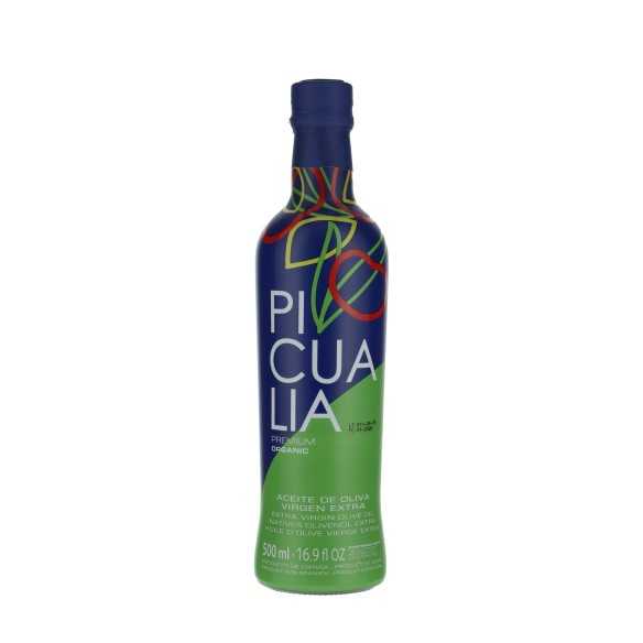 Økologisk olivenolie Picualia Premium Økologisk 500 ml - Intensiv & Rig i polyphenoler