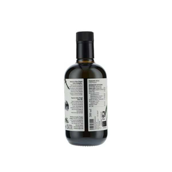 Deortegas Frantoio organic olive oil in the 500 ml bottle