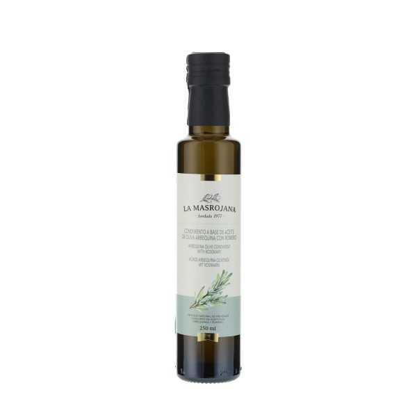 Arbequina Olio d'oliva con rosmarino 250 ml | La Masrojana