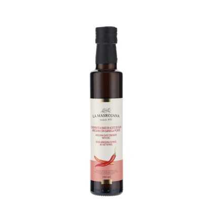 Aromatisiertes Arbequina Olivenöl mit würzigen roten Chilis La Masrojana 250ml - Aromatisiertes Olivenöl - La Masrojana 2
