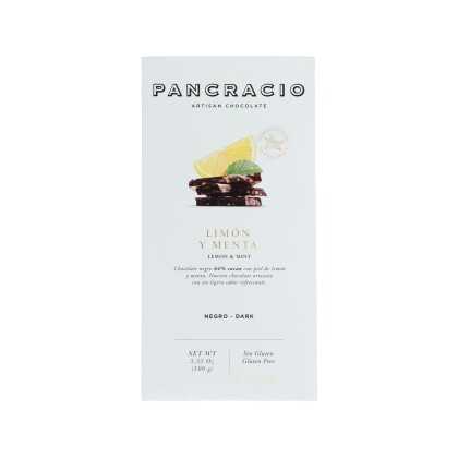 Pancracio | Chocolat noir avec citron et menthe (100 g)