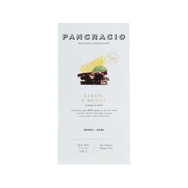 Pancracio | Cioccolato nero con limone e menta (100 g)