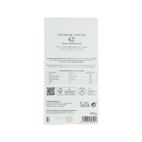 Pancracio | Schokolade mit Milch 42% Premium (100 g)