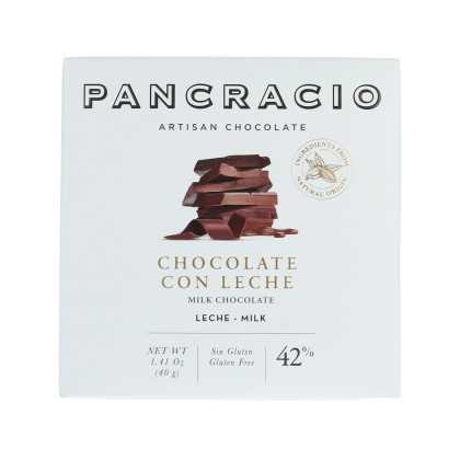 Schokoladen-Tablet mit Milch 42% Premium (40 g) | Pancracio