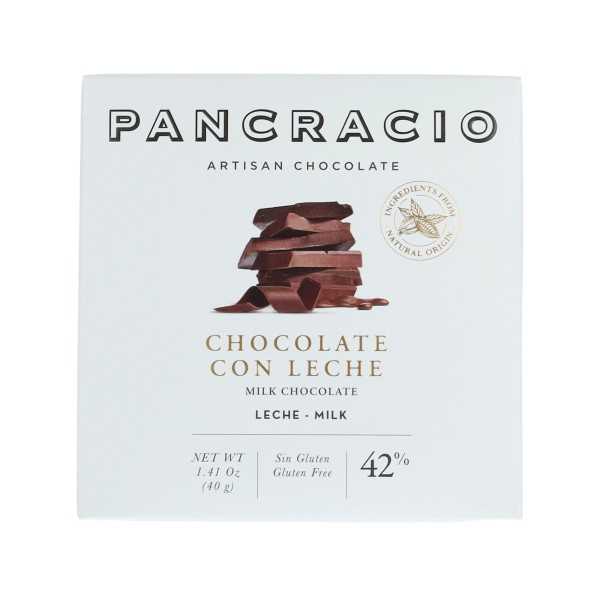 Compressa al cioccolato con latte 42% premium (40 g) | Pancracio