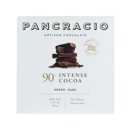 Pancracio | Cioccolato nero 90% intenso 40 g cacao