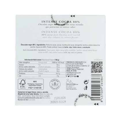 Pancracio | Schwarze Schokolade 80% intensiv 40g Cacao 2