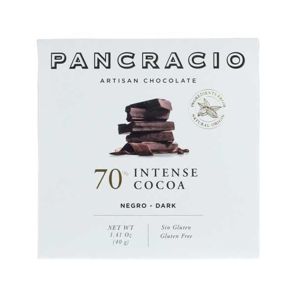 Pancracio | Cioccolato nero 70% intenso cacao 40g