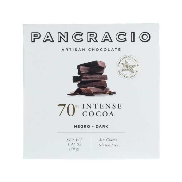 Pancracio | Cioccolato nero 70% intenso cacao 40g