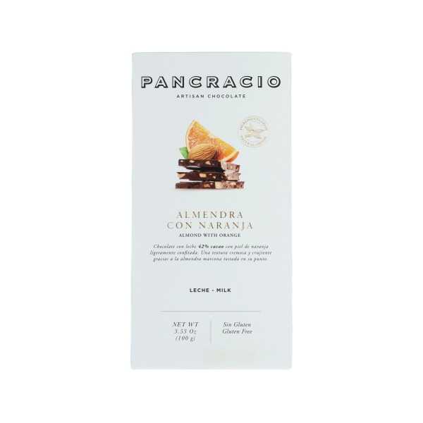 Pancracio | Schokolade mit Milch, Mandel und Orange 100g