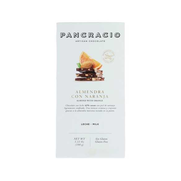Pancracio | Schokolade mit Milch, Mandel und Orange 100g