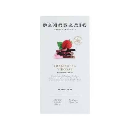Pancracio | Cioccolato nero con lampone e rose