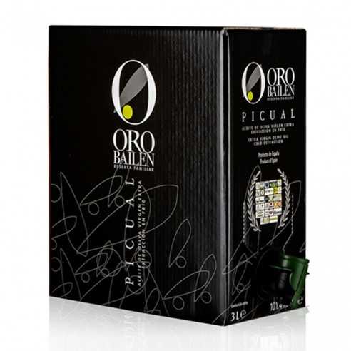 Aceite de Oliva Oro Bailen Reserva familiar Picual 3l Bag in Box - Aceite de oliva virgen extra - Oro Bailen