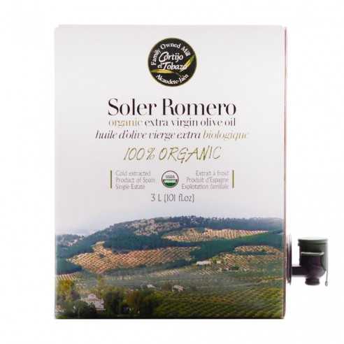 Aceite de Oliva Ecológico Soler Romero Picual Bag in Box de 3 Litros