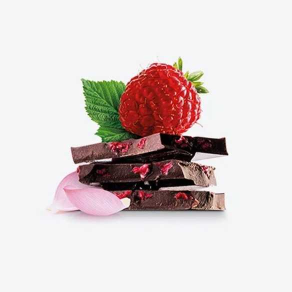 Pancracio – Dunkle Schokolade mit Himbeeren und Rosen 100g - Schokolade - Pancracio