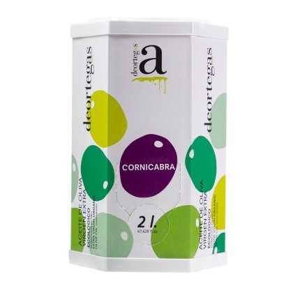 Organic Olive Oil Deortegas Cornicabra 2 Liter Bag in Box - Organic olive oil - Deortegas