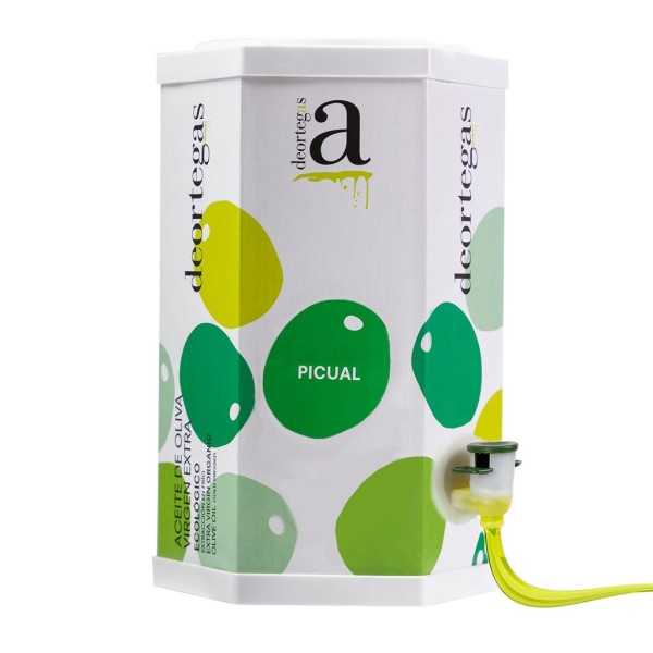 Organiczna oliwa z oliwek Deortegas Picual 2-litrowa torebka w pudełku - Organiczna oliwa z oliwek - Deortegas