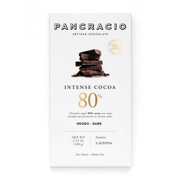 Pancracio - dark chocolate intense cocoa 80% - 100g - Chocolate - Pancracio
