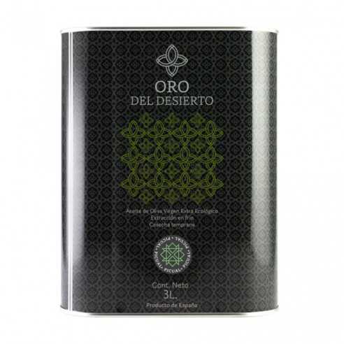 Organic Olive Oil Oro del Desierto Picual 3 liter can