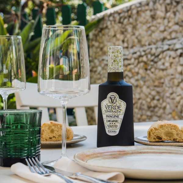 Aceite de Oliva Ecológico Verde Esmeralda Imagine Organic Picual 500 ml - Aceite de oliva virgen extra - Verde Esmeralda