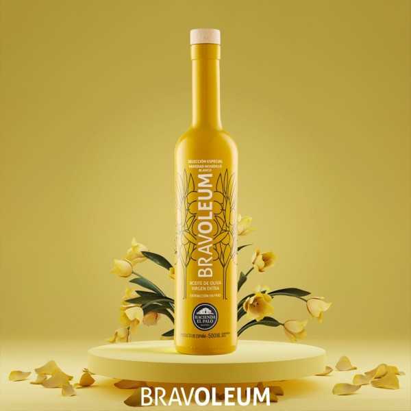 Huile d’Olive Bravoleum Nevadillo Blanco 500 ml - Huile d'olive extra vierge - Bravoleum