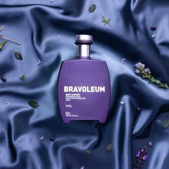 Aceite de Oliva Bravoleum Night Harvest Picual 700 ml - Aceite de oliva virgen extra - Bravoleum