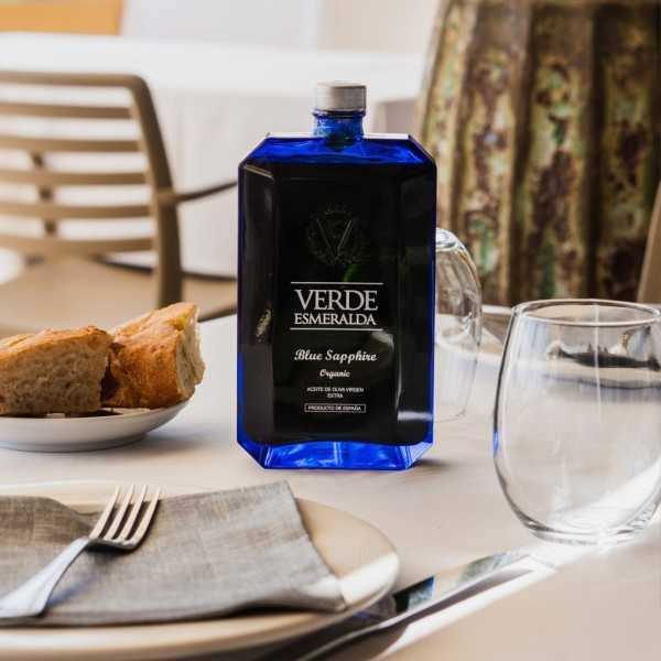 Organiczna oliwa z oliwek Verde Esmeralda Blue Sapphire Picual bio 500 ml - Oliwa z oliwek - Verde Esmeralda