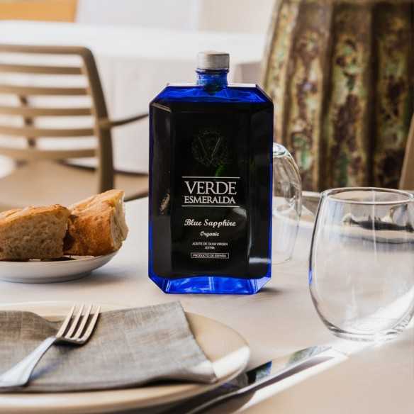 Organiczna oliwa z oliwek Verde Esmeralda Blue Sapphire Picual bio 500 ml - Oliwa z oliwek - Verde Esmeralda