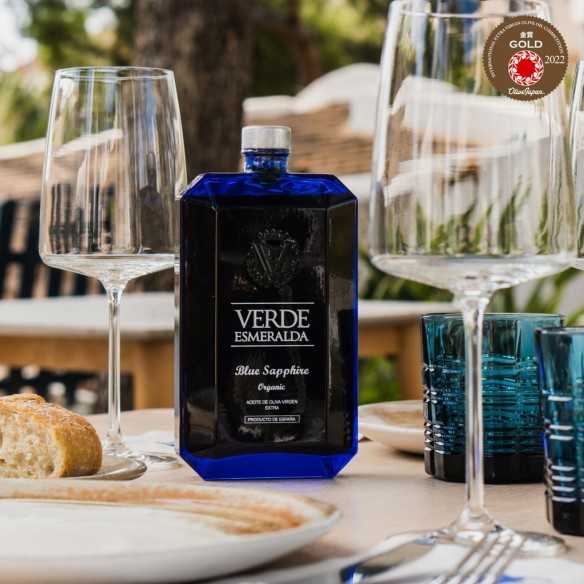 Organiczna oliwa z oliwek Verde Esmeralda Blue Sapphire Picual bio 500 ml - Oliwa z oliwek - Verde Esmeralda