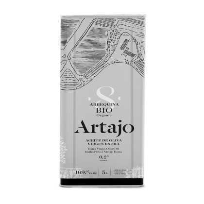 Organic Olive Oil Artajo 8 Arbequina 5 Liter Canister - 5 liter canister - Artajo