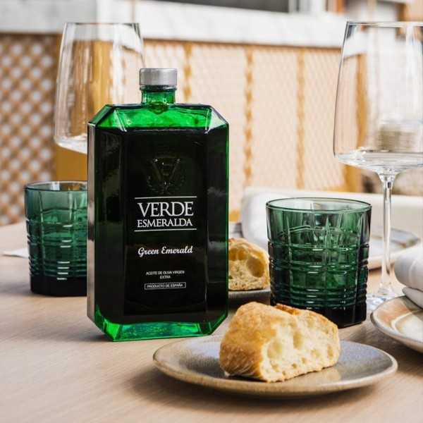 Aceite de Oliva Verde Esmeralda Gemas Pack de Regalo 3 X 500 ml - Degustación - Verde Esmeralda