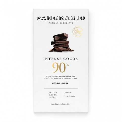 Pancracio - dark chocolate intense cocoa 90% - 100g