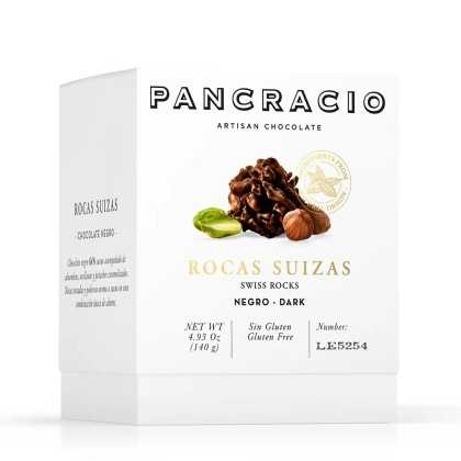 Pancracio - Boîte Rochers Suisses Chocolat Noir - 140 g - Chocolat - Pancracio