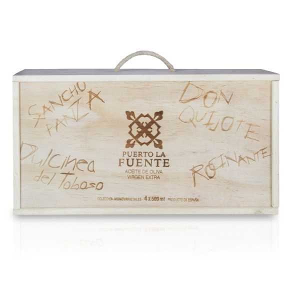 Puerto la Fuente Olive Oil - Don Quixote gift box 4 X 500 ml - Olive oil - Puerto La Fuente